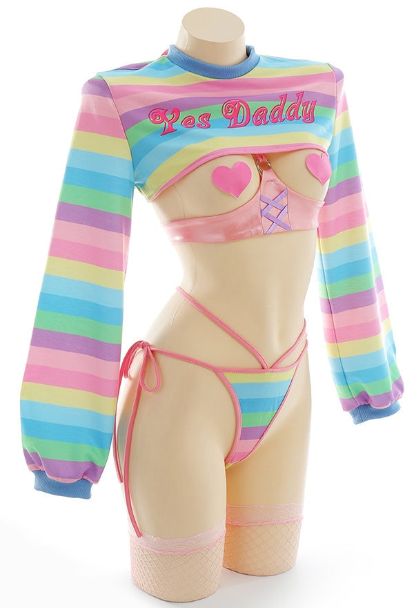 Yes daddy rainbow set - cosplay - cosplayer - cosplaying - daddy - fairy kei