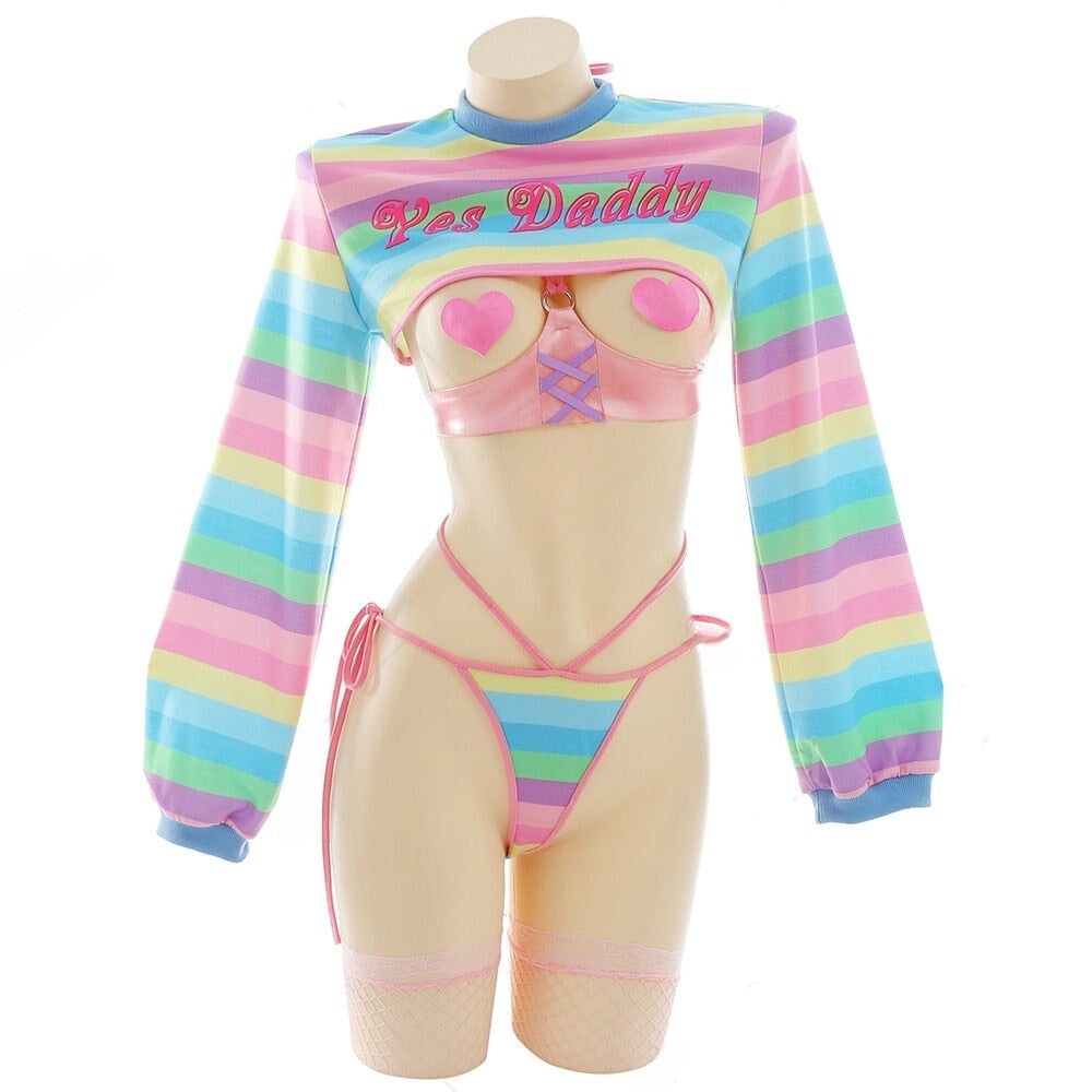 Yes daddy rainbow set - cosplay - cosplayer - cosplaying - daddy - fairy kei