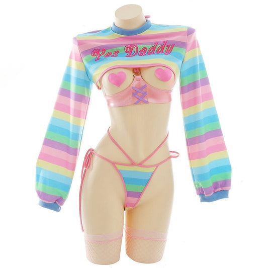 Yes daddy rainbow set - cosplay - cosplayer - cosplaying - daddy - fairy kei