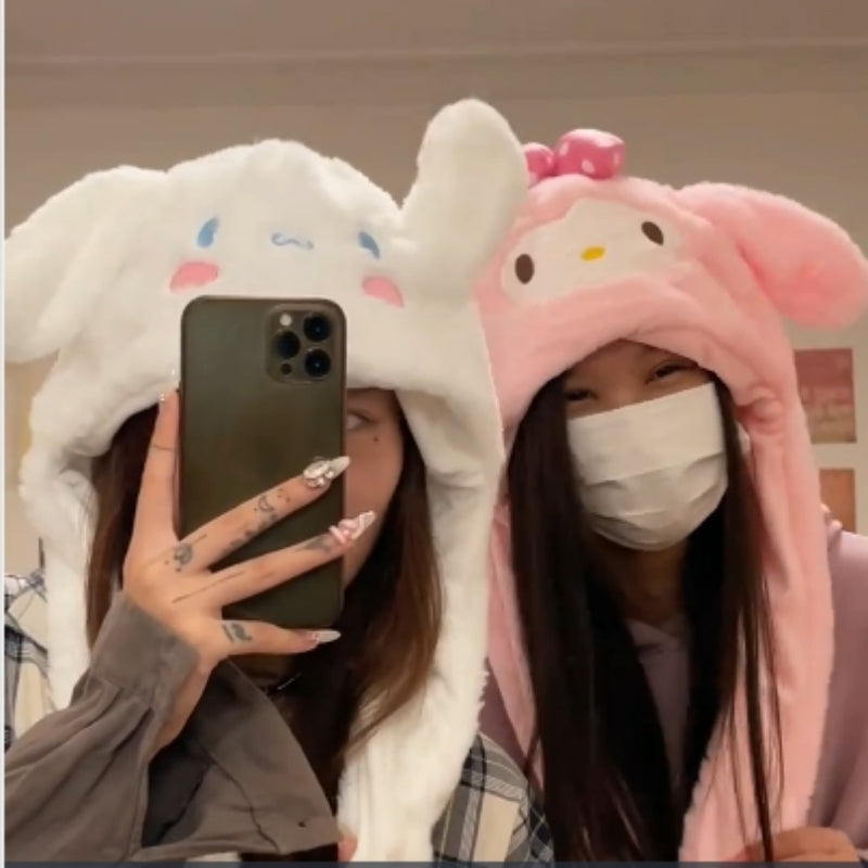 Anime Moving Ears Plush Hat KI254