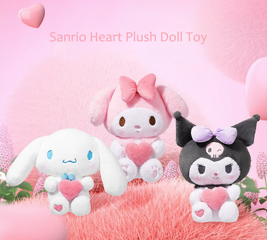 Poupée en peluche en forme de cœur animé - Lovesickdoe