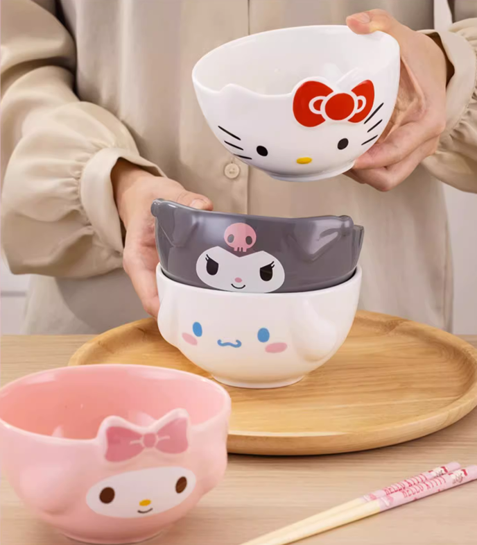 Cartoon Ceramic Bowls and Plates KI394