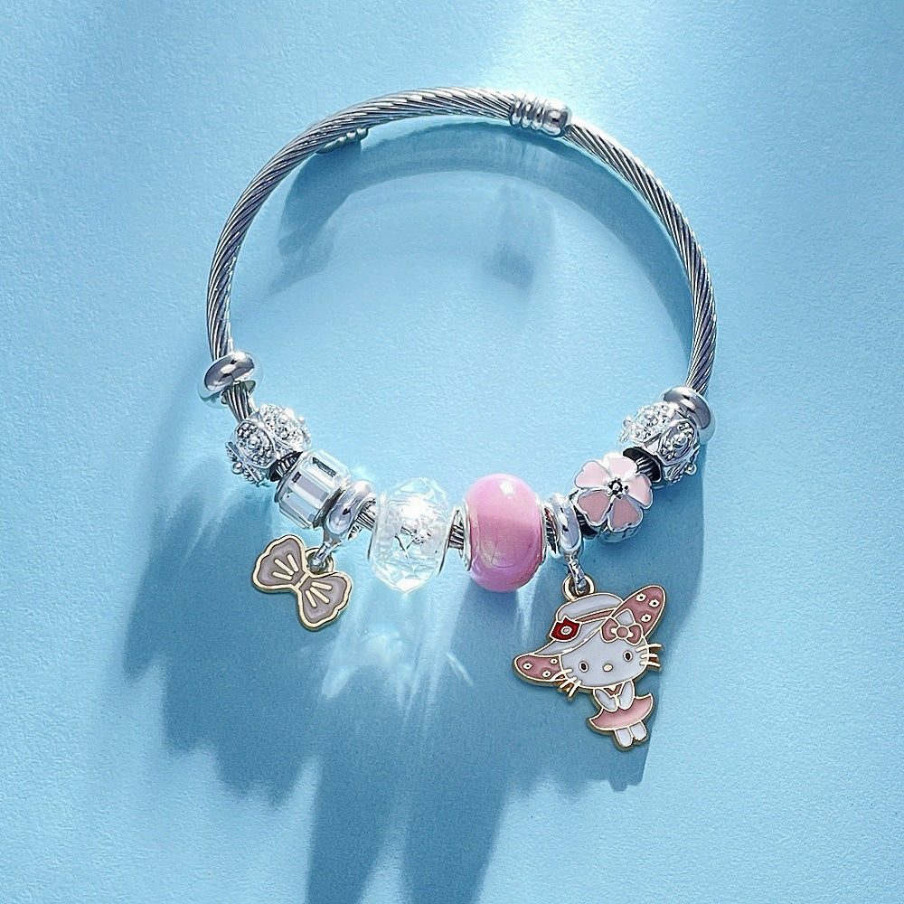 Bracelet Chaton Mignon KI283