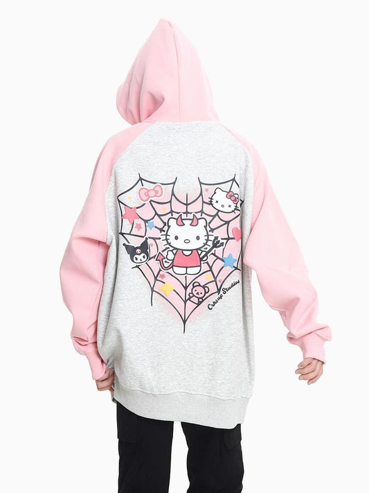 Sweat à capuche Kawaii Kitty KI237