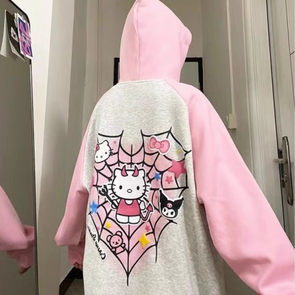 Sweat à capuche Kawaii Kitty KI237