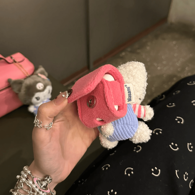 Kitty Plüsch AirPods Kopfhörerhülle SK249